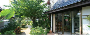 Reception der Bungalowanlage - Tauchschule Phuket